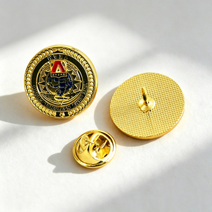 Factory Wholesale Hard Enamel <b>Pin</b> Die Cast Metal Emblem Polished Ornament for School Uniforms Club <b>Badges</b> & Team Souvenirs - Product Image 4