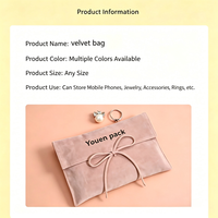 Pochette en microfibre avec logo personnalisé en relief, sac cadeau en daim avec nœud en ruban de satin pour collier, bracelet, emballage cosmétique