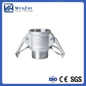 Conector Rápido de Acero Inoxidable WZ SS 304 316, Cabezas Macho-Hembra Tipo <span class=keywords><strong>ABCDEF</strong></span>, Conectores Rápidos para Mangueras y Tuberías - Product Image 3