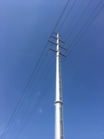 Brazo Transversal de FRP de 110kV para Transmisión de Energía de Alta Tensión, Brazo Transversal Eléctrico de Fibra de Vidrio con Aislamiento Superior