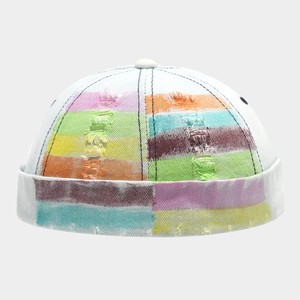 หมวกด็อคเกอร์วินเทจ YOUMITE |   หมวกเบสบอลไม่มีปีก 100% ผ้าฝ้ายเดนิม หมวกมิกิ หัวเข็มขัดทองแดง สำหรับทุกเพศ ทุกฤดู 6 - Product Image 4