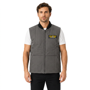 Custom Canvas Motorbike bike riding windproof <b>Vest</b> Men's Canvas Hunting <b>Vest</b> Waxed Canvas <b>Utility</b> <b>Vest</b> Outdoor Canvas <b>Vest</b> - Product Image 1