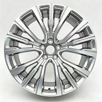 Jantes de voiture forgées en une seule pièce de 18 à 26 pouces, finition noire brillante, face usinée, jantes en alliage forgées personnalisées Y000