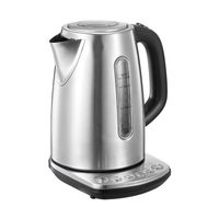 Appareils de cuisine 1.7L acier inoxydable chaudière à eau pot électrique machine à thé intelligente bouilloire électrique