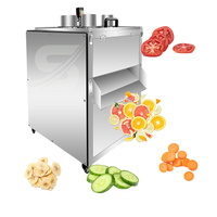 Commerciële Kleinschalige Industriële Citroen Automatische Tomaat Weegbree Banaan Filippine Snijmachine Slicer Chip Cutter Machine