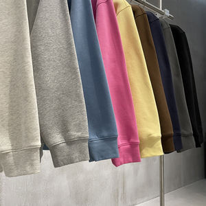 Sudadera Unisex Personalizada con Cuello Alto, Estilo Urbano, de Alta Calidad, Felpa, Lisa, Corte Holgado y Cuadrado - Product Image 3