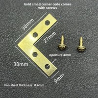 Équerres d'angle en métal zinc pour renforcement de cadre, supports en L et en T, protections d'angle à 90 degrés, attaches pour chaises