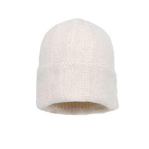 Bonnet en acrylique chaud d'hiver avec logo brodé personnalisé en gros, bonnet tricoté avec logo personnalisé, bonnets chauds - Product Image 2