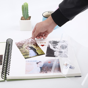 Album <span class=keywords><strong>photo</strong></span> <span class=keywords><strong>de</strong></span> scrapbooking recouvert <span class=keywords><strong>de</strong></span> lin <span class=keywords><strong>de</strong></span> 12 pouces pour les voyages, les mariages, les livres d'invités, Noël, les baby showers (25 feuilles/50 pages) - Product Image 2