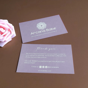 การ์ดกระดาษพิมพ์สีเต็มรูปแบบ กระดาษเคลือบเงา พิมพ์โลโก้ส่วนตัว นามบัตรสำหรับบริษัท สำนักงาน ธุรกิจ - Product Image 5