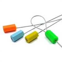 Sello de Seguridad Hexagonal Personalizado para Cables, de ABS, a Prueba de Manipulación, para Contenedores Logísticos, con Logotipo y Código de Barras