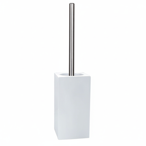 Spirella Collezione Quadro, Portascopino WC 45,0 x 11,5 x 11,5 cm, Porcellana, Bianco - Product Image 2