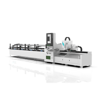 Máquina de Corte Láser de Fibra CNC Automática de Alta Precisión, Refrigerada por Agua, para Biselado de Perfiles de Tubos Metálicos, Herramienta de Grado Industrial
