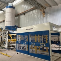Équipement automatique HS1000 pour briques en cendres volantes, machine de fabrication de briques écologiques en béton à haute densité par moulage hydraulique stable