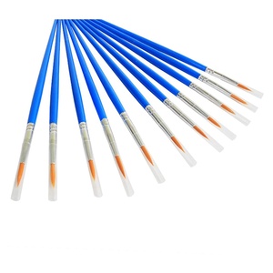 50 Pcs <span class=keywords><strong>pennelli</strong></span> artistici <span class=keywords><strong>Set</strong></span> di <span class=keywords><strong>pennelli</strong></span> piatti personalizzati per bambini artisti pittori studenti principianti - Product Image 3
