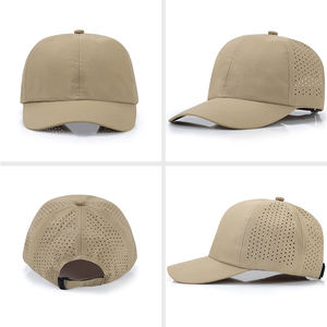 หมวกใส่ได้ทั้งชายและหญิงผ้าโพลีเอสเตอร์แห้งเร็วกันน้ำมีรูเลเซอร์ - Product Image 5