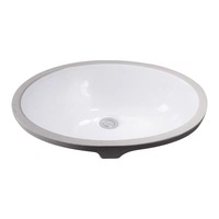 Fabricants Vente en gros Lavabo rectangulaire en céramique blanche sous le lavabo pour salle de bain