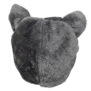 Bán Buôn Sang Trọng Tùy Chỉnh Fluffy Faux Lông Trẻ Em Mùa Đông Hat Lấy Cảm hứng Husky Ấm Cosplay <span class=keywords><strong>Cap</strong></span> Trong Polyester Tuổi Nhóm Trẻ Em - Product Image 5