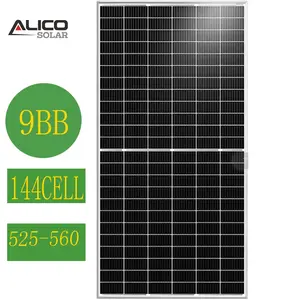 Painel solar da china gcl meia célula 550w 560w 570w painel solar do teto