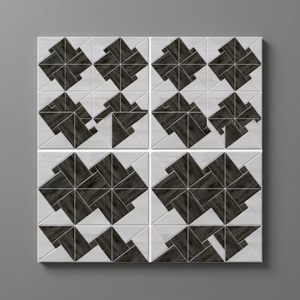 Serie Punch, Azulejos de Cerámica 3D Coloridos, 300x300mm, Mate, Antideslizantes, Decoración Artística para Pisos y Paredes, Azulejos SPC para Exteriores - Product Image 1