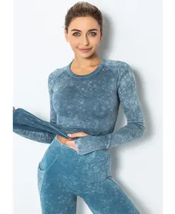 महिलाओं के संपीड़न शर्ट लंबी आस्तीन योग के लिए एथलेटिक सहज Sliming शर्ट Outwork चल रहे योग