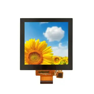 Pantalla LCD TFT de 3,92 pulgadas, pantalla cuadrada IPS, interfaz RGB de 320x320 con CTP para hogar inteligente