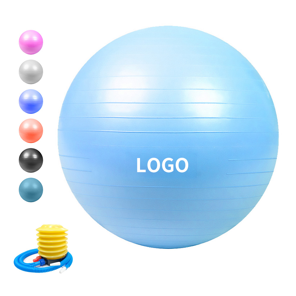 Ballon de Yoga en Pvc de couleur personnalisée, 5 pièces, Fitness, Pilates, entraînement et Massage, exercices, 55cm 65cm 75cm