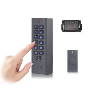 Kit de contrôle d'accès intelligent sans fil étanche IP66 avec bouton de sortie, télécommande, clavier et lecteur de cartes RFID - Product Image 3
