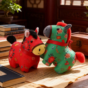 Porte-clés et breloque de sac Mascotte Cheval dansant Dragon Phénix, Meilleure vente, Année du Cheval 2026, Cadeau, Vente en gros - Product Image 5