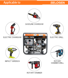 6200w 6KW Time Display 6.2kW 7.5KVA Three Phase <b>Generator</b> 400V Open Frame 10h Runtime Start 6900S-3 Complete <b>Generator</b> Se - Product Image 3