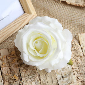 S0211 vente en gros de fleurs murales de mariage, accessoires photo bon marché, petite tête de <span class=keywords><strong>rose</strong></span> artificielle pour décoration murale - Product Image 2
