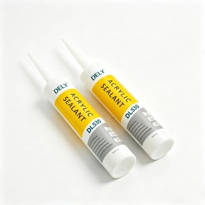 Scellant <span class=keywords><strong>acrylique</strong></span> peignable à base d'eau, silicone <span class=keywords><strong>acrylique</strong></span>, <span class=keywords><strong>cartouche</strong></span> de 300 ml pour l'étanchéité des portes, fenêtres, murs et toits - Product Image 1