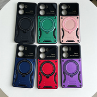Funda con Anillo Magnético Multiángulo Ajustable, Carcasa Mate Antihuellas para Xiaomi 17T/17T Pro/Poco C81/17
