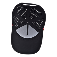 Casquette de sport DAZU perforée au laser, personnalisée pour homme, haute qualité, 5 panneaux, logo en caoutchouc, imperméable, casquette de baseball