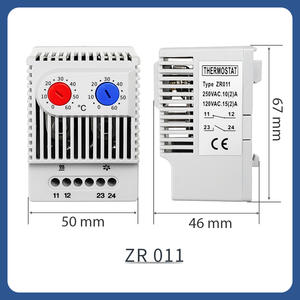 Thermostat intelligent mécanique ZR011 - Protection IP20, contrôle de température 0-60°C pour chauffage, climatisation et dissipateur thermique - Product Image 6