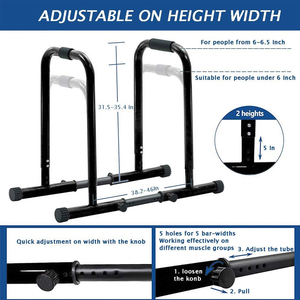Harbour Tập Thể Dục Đào Tạo Pull Up <span class=keywords><strong>Dip</strong></span> trạm dips Đứng Thanh - Product Image 3