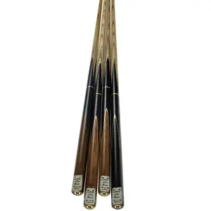 Omin Brand JO-2Q 3/4 Brass Jointed Handmade Gunman Snooker Cue Snooker Brilliard Pool Cue Stick 3 / 4 Jointed Cue Ash Wood Ebony