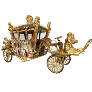 Calèche électrique royale avec 4 roues solides, batterie 60V 80A, pour 2 à 4 personnes, style élégant, usage touristique - Product Image 6