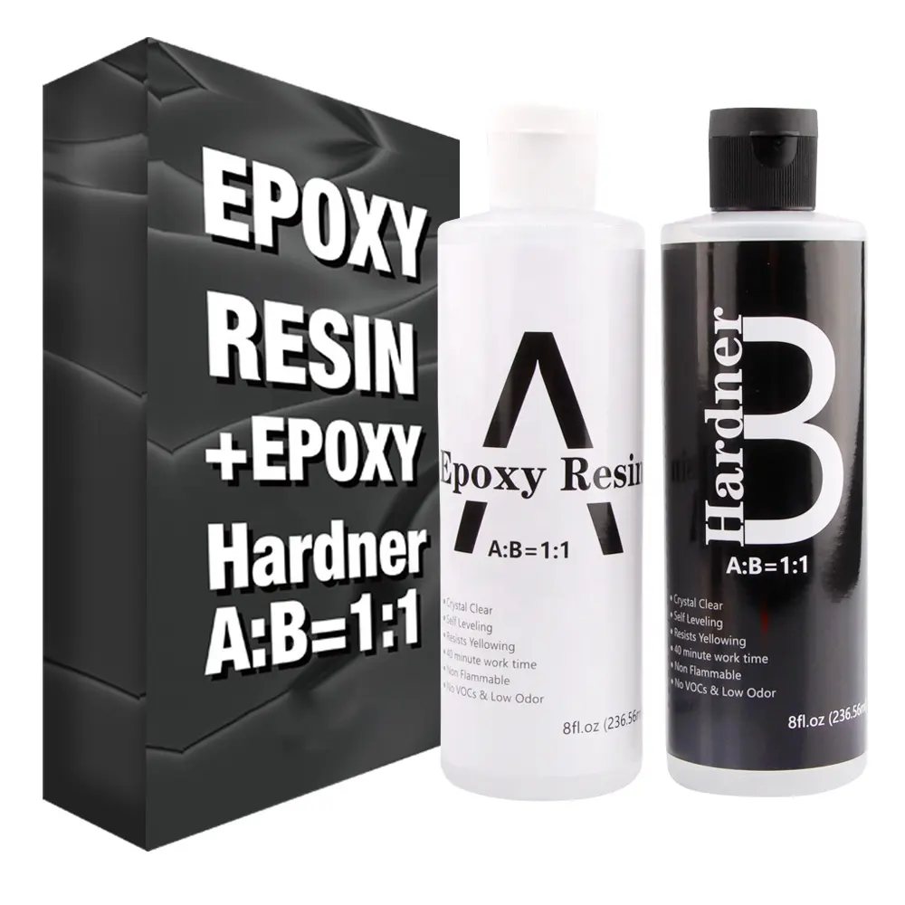 Timesrui Bán buôn tinh thể rõ ràng nhựa Epoxy tỷ lệ 1:1 AB keo cho DIY bảng Craft Nguồn cung cấp đồ trang sức