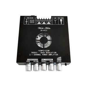 <strong>ZK</strong>-<strong>HT21</strong>-3G Digital Amplifier 160Wx2+220W 2.1 Channel Subwoofer <strong>TDA7498E</strong> BT Audio Amplifier APP Control/Support TWS - Product Image 6