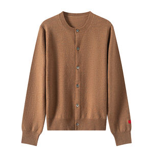 Townkana Cardigan ricamato a cuore <span class=keywords><strong>rosso</strong></span> con polsino in lana 100% da <span class=keywords><strong>donna</strong></span> Casual collo cavallo lavorato a <span class=keywords><strong>maglia</strong></span> maglione con bottoni - Product Image 6