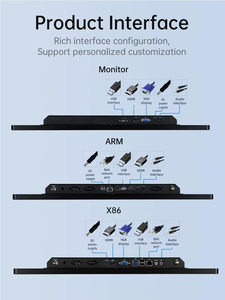 พีซีหน้าจอสัมผัสออลอินวันขนาด 32 นิ้ว ระบบแอนดรอยด์ 12 รุ่นใหม่ RK3568 4G 32G รองรับการสัมผัส 10 จุด PCAP IP65 ติดผนัง บริการตนเอง ความละเอียด 1920x1080 - Product Image 5