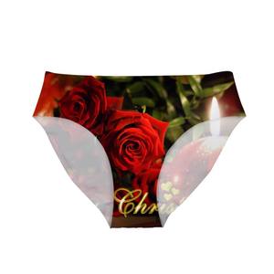Calzoncillos personalizados de cintura media-baja para mujer, calzoncillos de cumpleaños con foto personalizada, de punto, sin MOQ, regalo divertido para <span class=keywords><strong>novia</strong></span> - Product Image 4