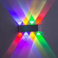 Lampu Dinding LED Surya Warna-warni Tahan Air untuk Penggunaan Luar Ruangan Villa Taman Koridor Penerangan Samping-Gaya Romantis Konstruksi Logam