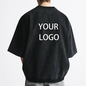 OEM Wholesale High Quality 100% Cotton Custom Logo Crew-neck Thin <b>Sweatshirt</b> Outdoor Everyday Men's <b>Sweatshirt</b> - Product Image 5