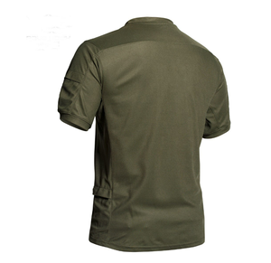 Camisas Tácticas DFT02 Personalizadas en Verde, Negro, Gris, Caqui y Azul, Camisas Cortas con Bolsillos Laterales y Bolsillos en las Mangas - Product Image 6