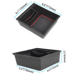 Tesla Model 3Y Center Console Organizer Plastic Storage Tray With 4-7 Compartments Waterproof Car <b>Interior</b> <b>Accessory</b> - Product Image 4