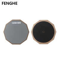 G6008 Factory New Arrival Hot Sale 8/10/12 Inch Decagon Drum Pad - Custom Shape & Logo