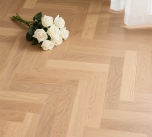 <span class=keywords><strong>Parquet</strong></span> en vinyle SPC Chevron en chêne européen, aspect bois dur, étanche, écologique, à clipser, pour escalier de supermarché - Product Image 1