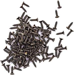 Herrajes para joyero, gancho de pestillo derecho antiguo en tono bronce sólido grueso, cerrojo, cerradura de cuerno - Product Image 4